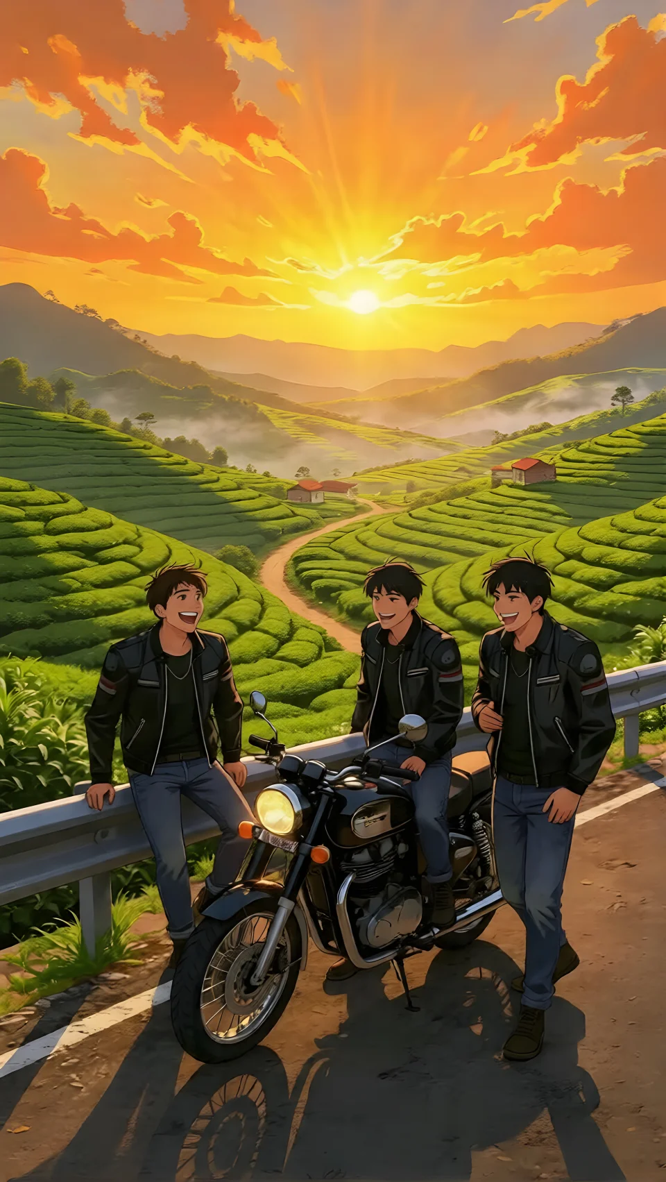 3 Friends Together 4K Phone Wallpaper - Artist wallpaper - 4K