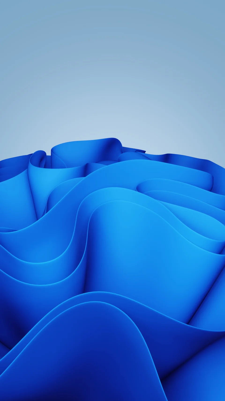 4K Blue Abstract Wave Minimal Wallpaper - 3D wallpaper - 4K