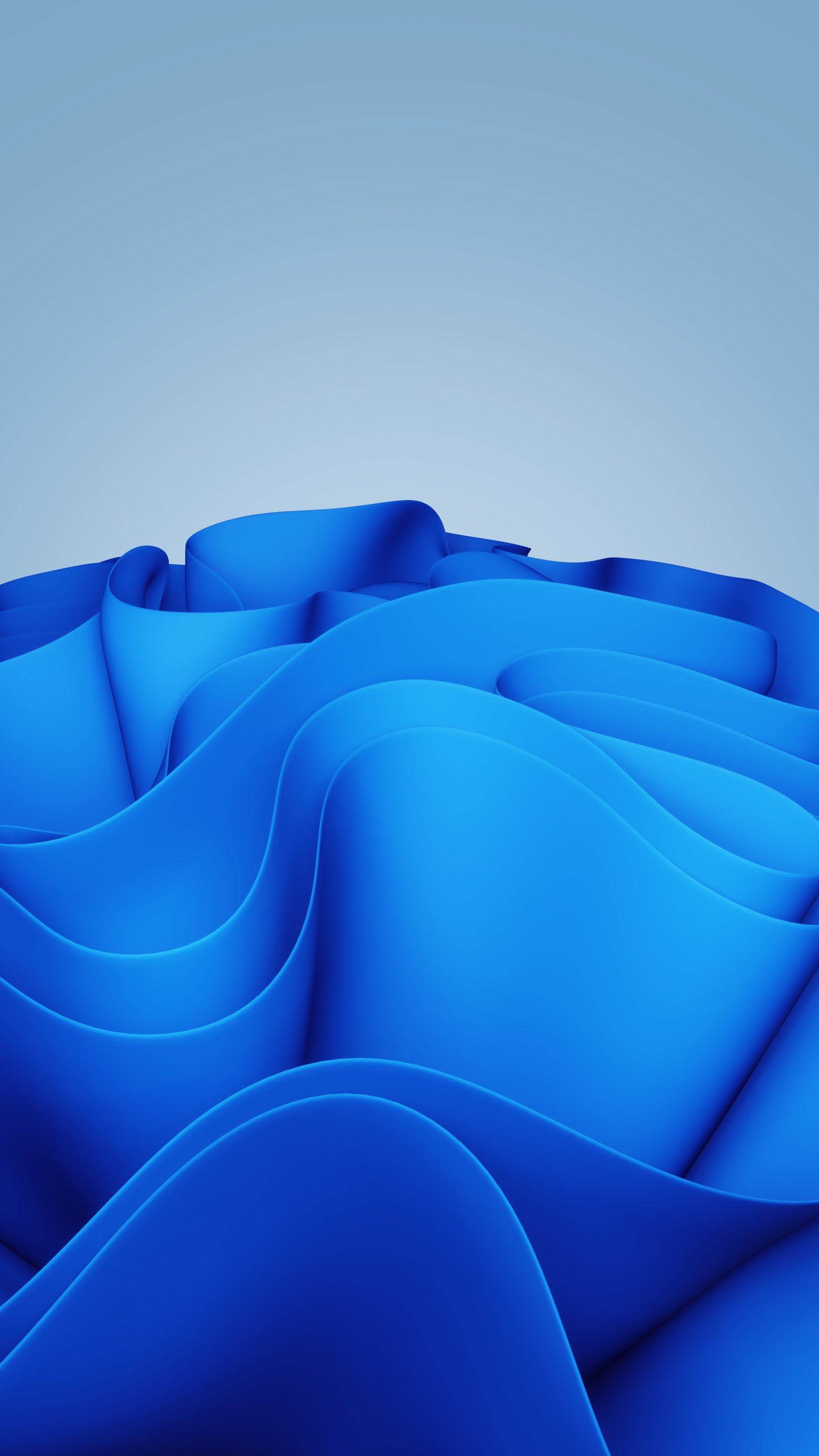 4K Blue Abstract Wave Minimal Wallpaper - 3D wallpaper - 4K