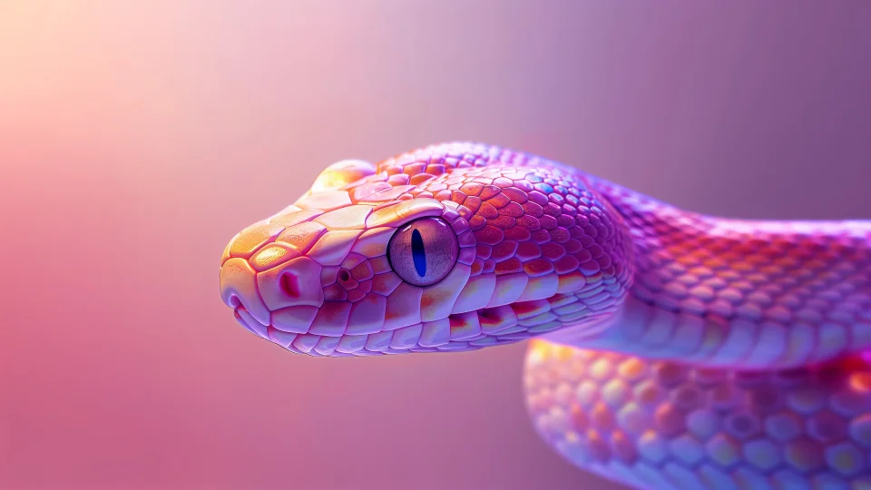 4K Colorful Snake Close-up Wallpaper - Animals wallpaper - 4K