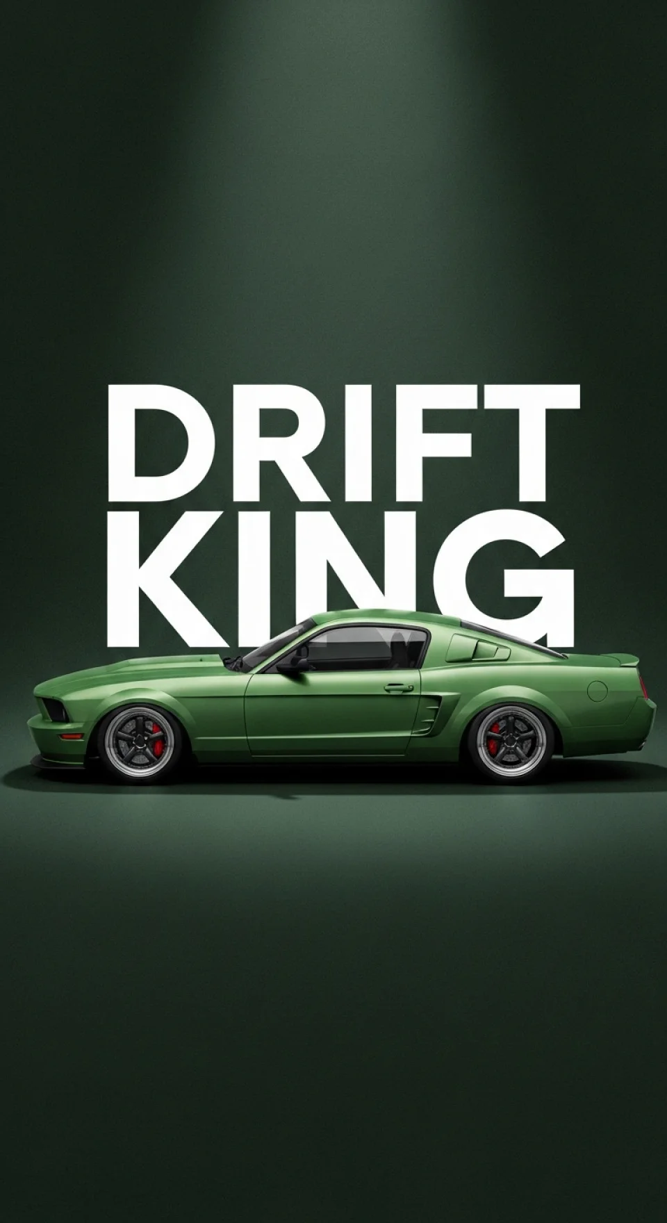 4K Green Ford Mustang Drift Car Wallpaper - Cars wallpaper - 4K