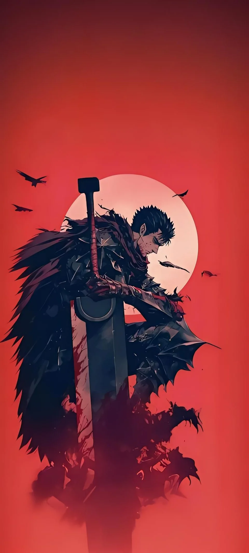 4K Guts Berserk Anime Wallpaper Dark Swordsman Art - Anime wallpaper - 4K