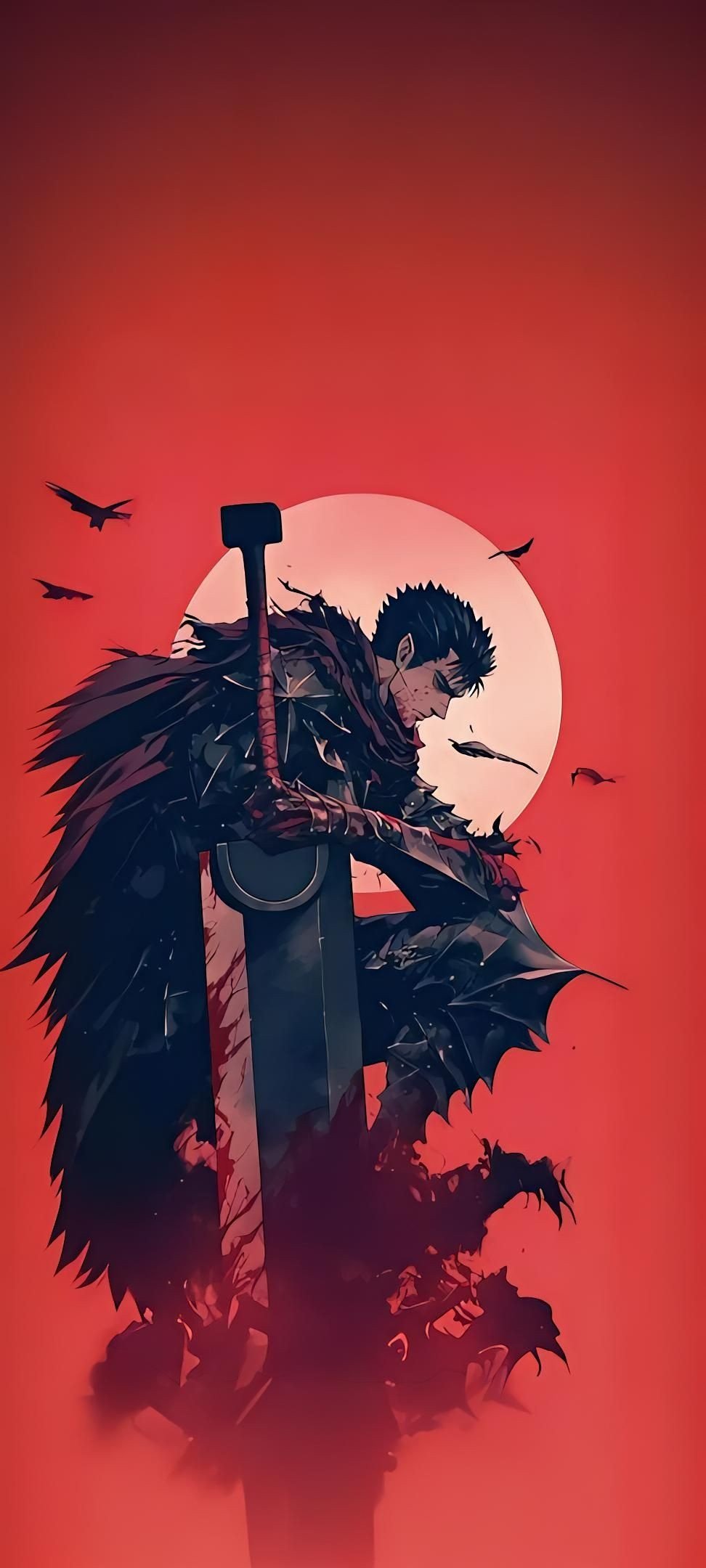 4K Guts Berserk Anime Wallpaper Dark Swordsman Art - Anime wallpaper - 4K