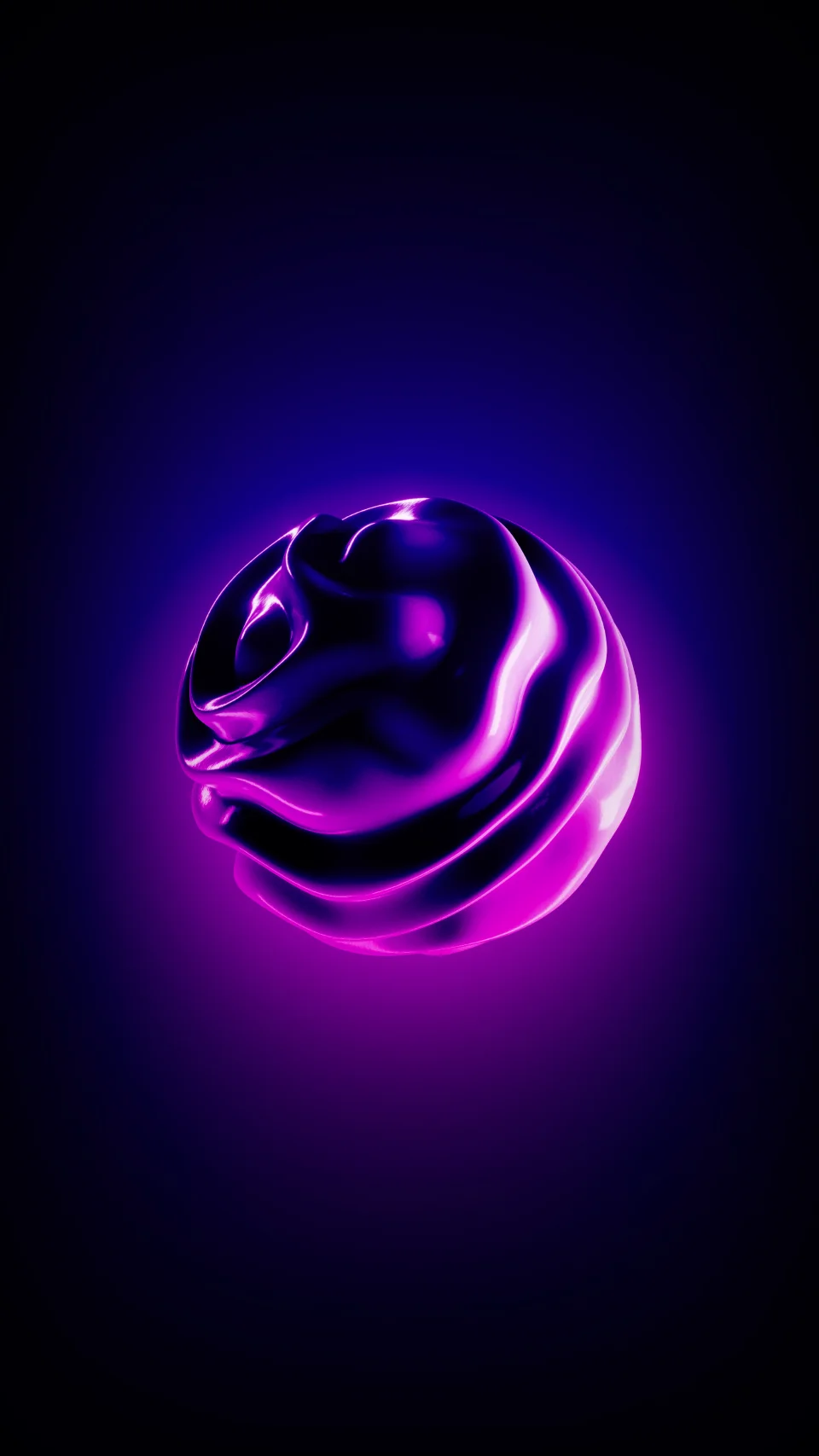 4K Neon Purple Abstract Sphere Wallpaper - 3D wallpaper - 4K