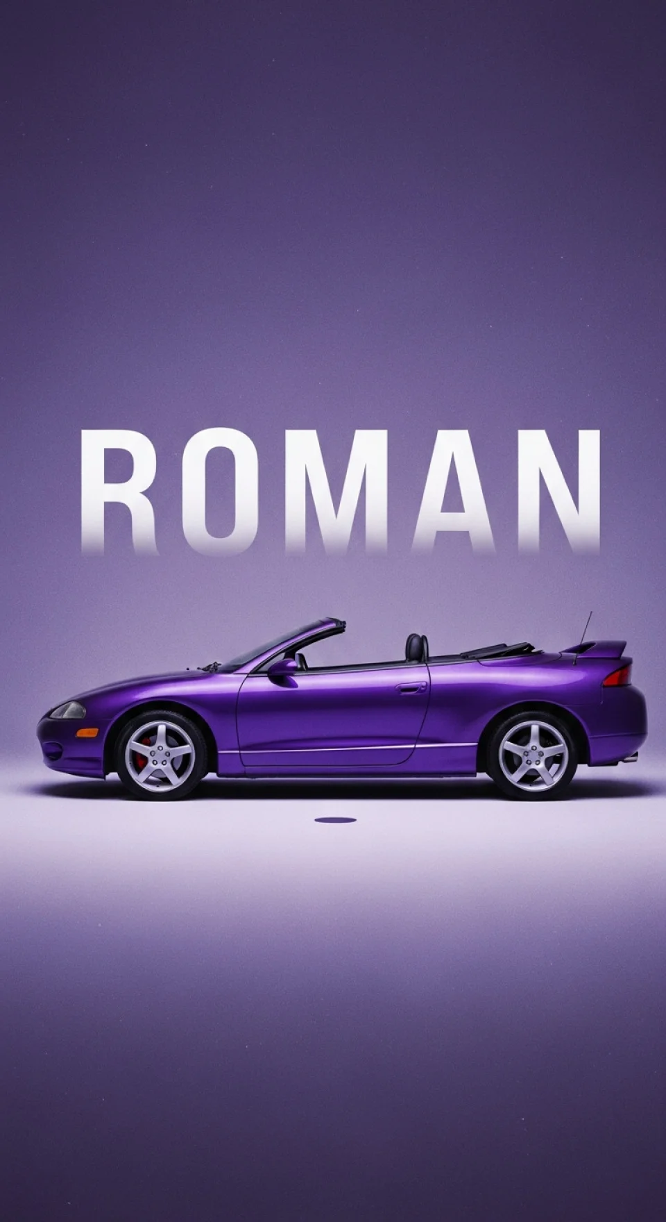 4K Purple Mitsubishi Eclipse Convertible Wallpaper - Cars wallpaper - 4K