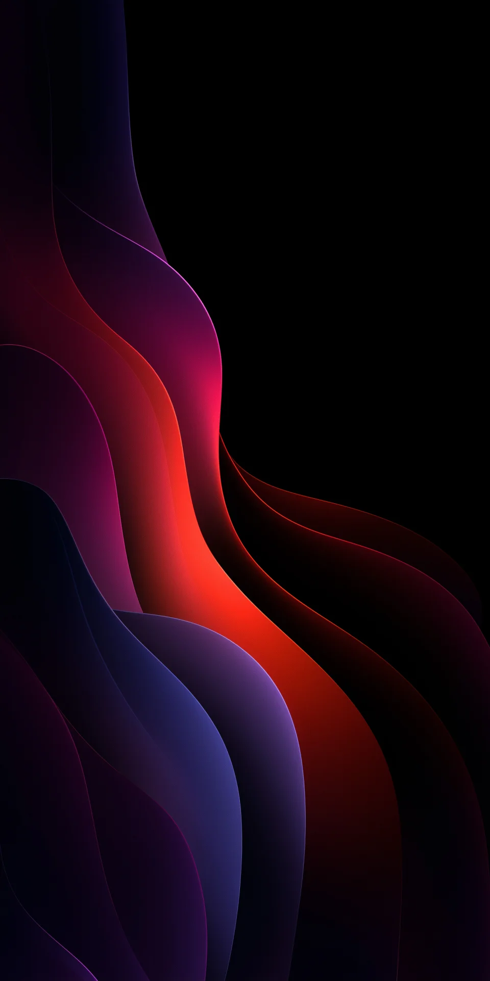 Abstract Neon Flow Waves Ultra HD 4K AMOLED Wallpaper - Abstract wallpaper - 4K
