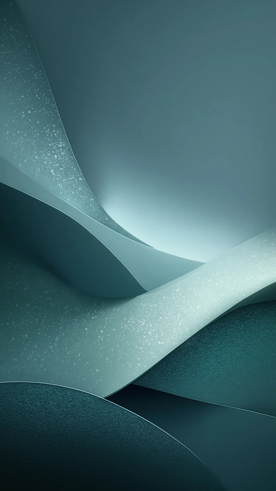 Abstract Teal Waves 4K Ultra HD Minimal Wallpaper - 3D wallpaper - 4K