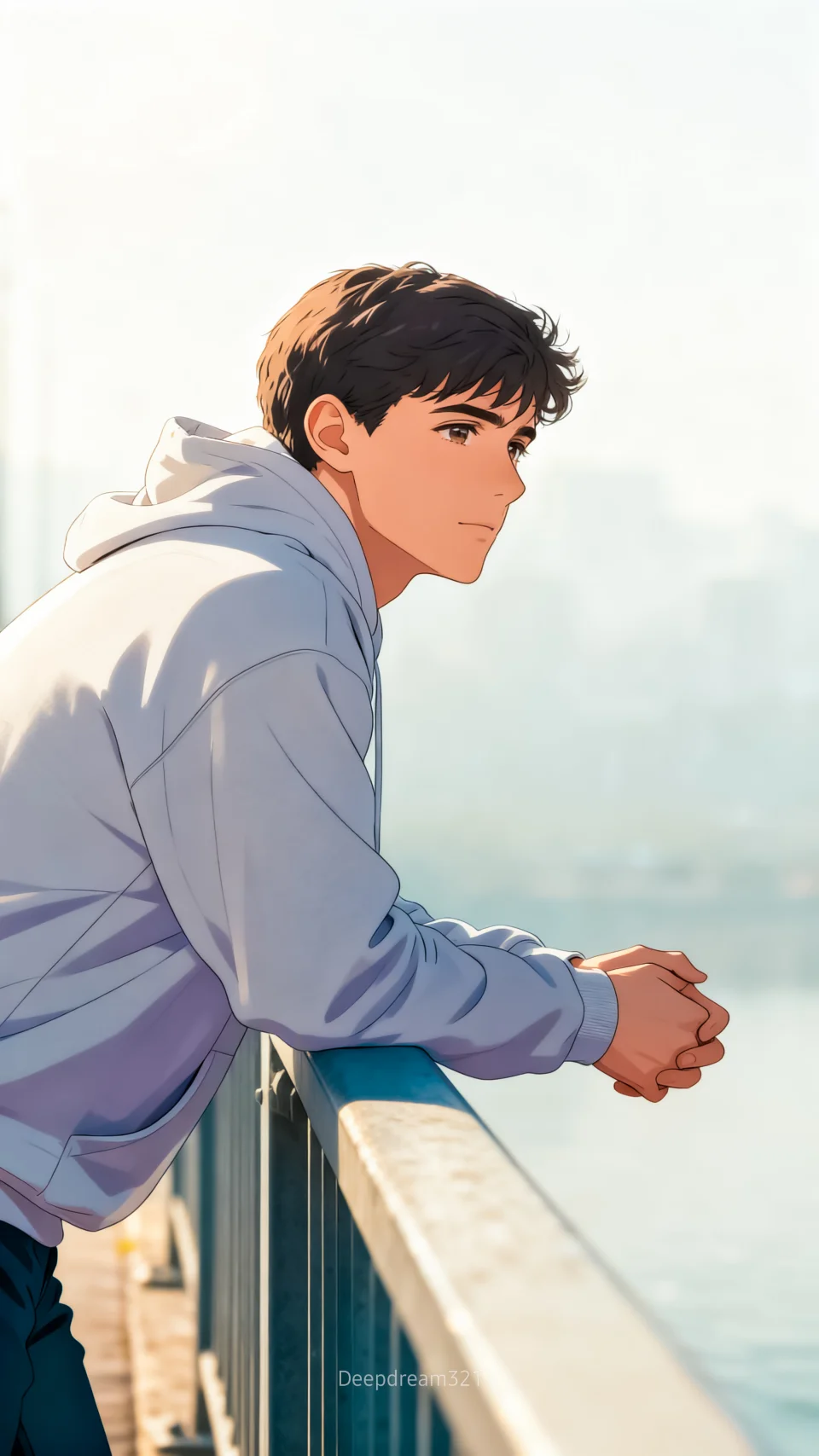 Alone Peace Lockscreen Peaceful 4K Phone Wallpaper - Anime wallpaper - 4K