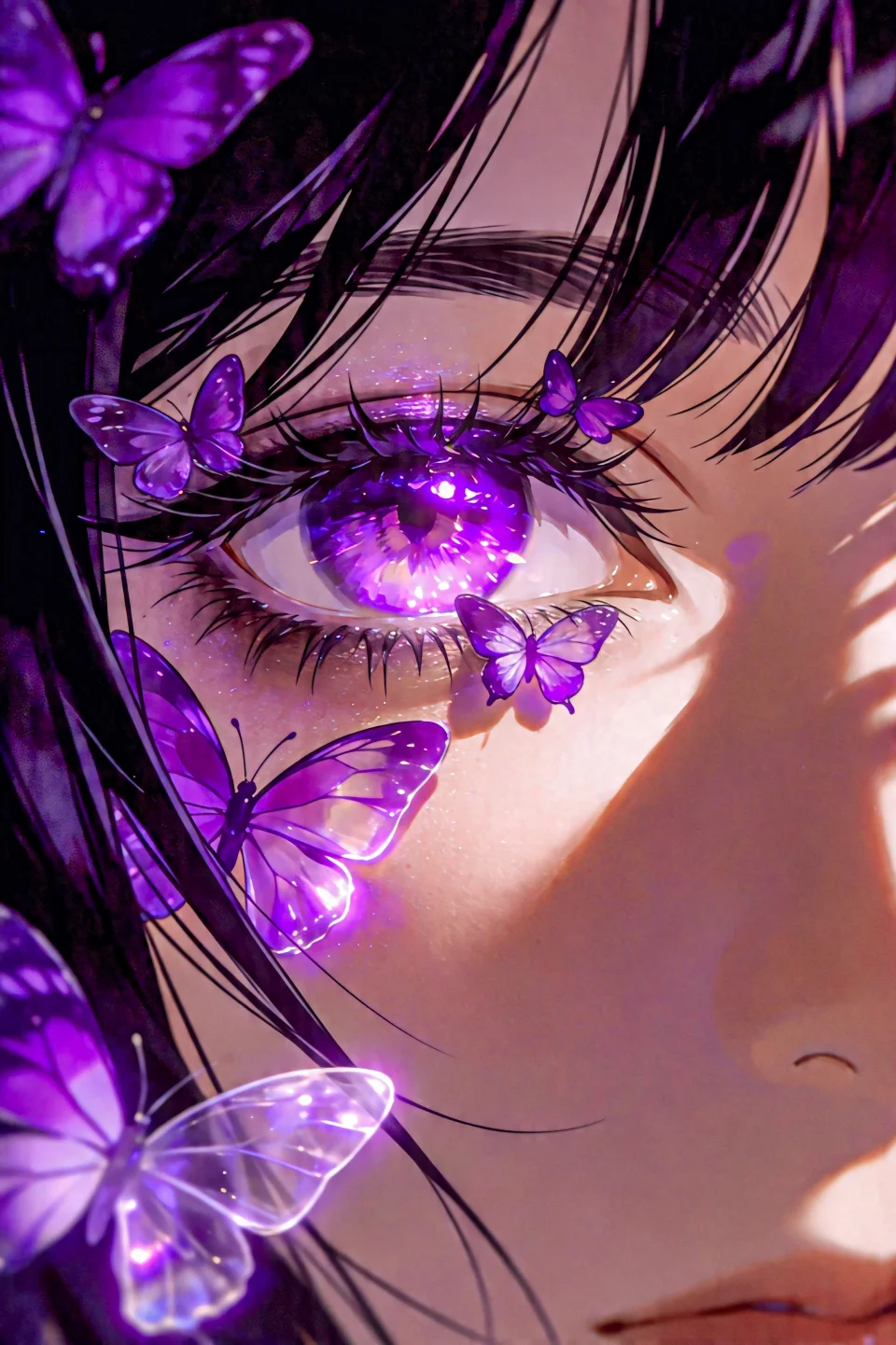 Anime Girl Eye S 4K Phone Wallpaper - Anime wallpaper - 4K