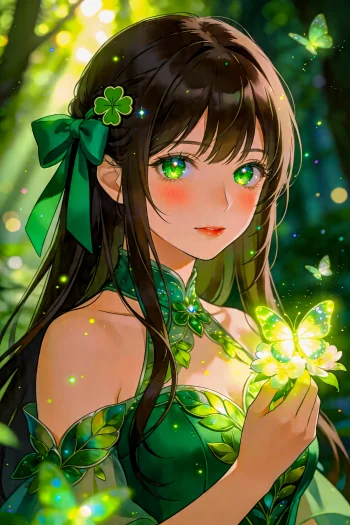 Anime Girl Nature Anime 4K Wallpaper