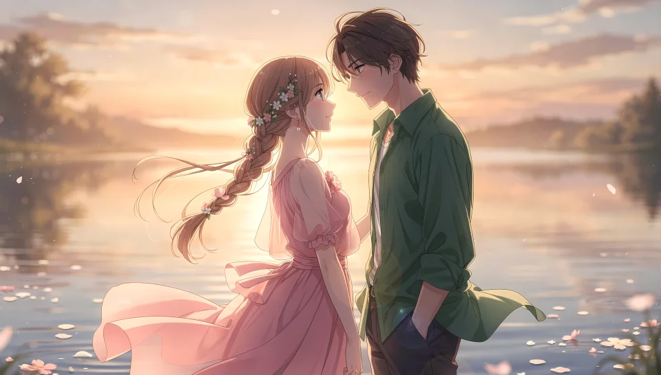 Anime Love Couple Anime 4K Wallpaper - Anime wallpaper - 4K