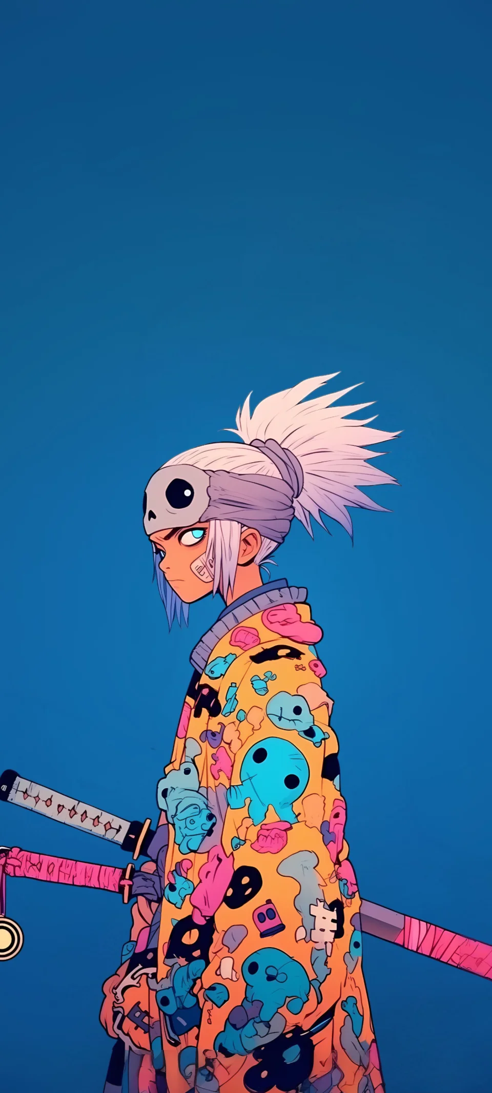 Anime Samurai Warrior 4K Wallpaper For Mobile - Artist wallpaper - 4K