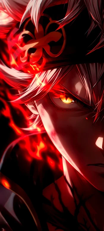 Asta Black Form Fire Eye – Black Clover 4K Anime Wallpaper