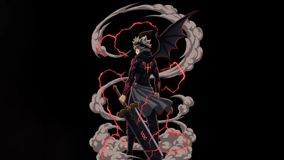 Asta Dark Demon Form 4K Wallpaper HD For Mobile - Anime wallpaper - 4K