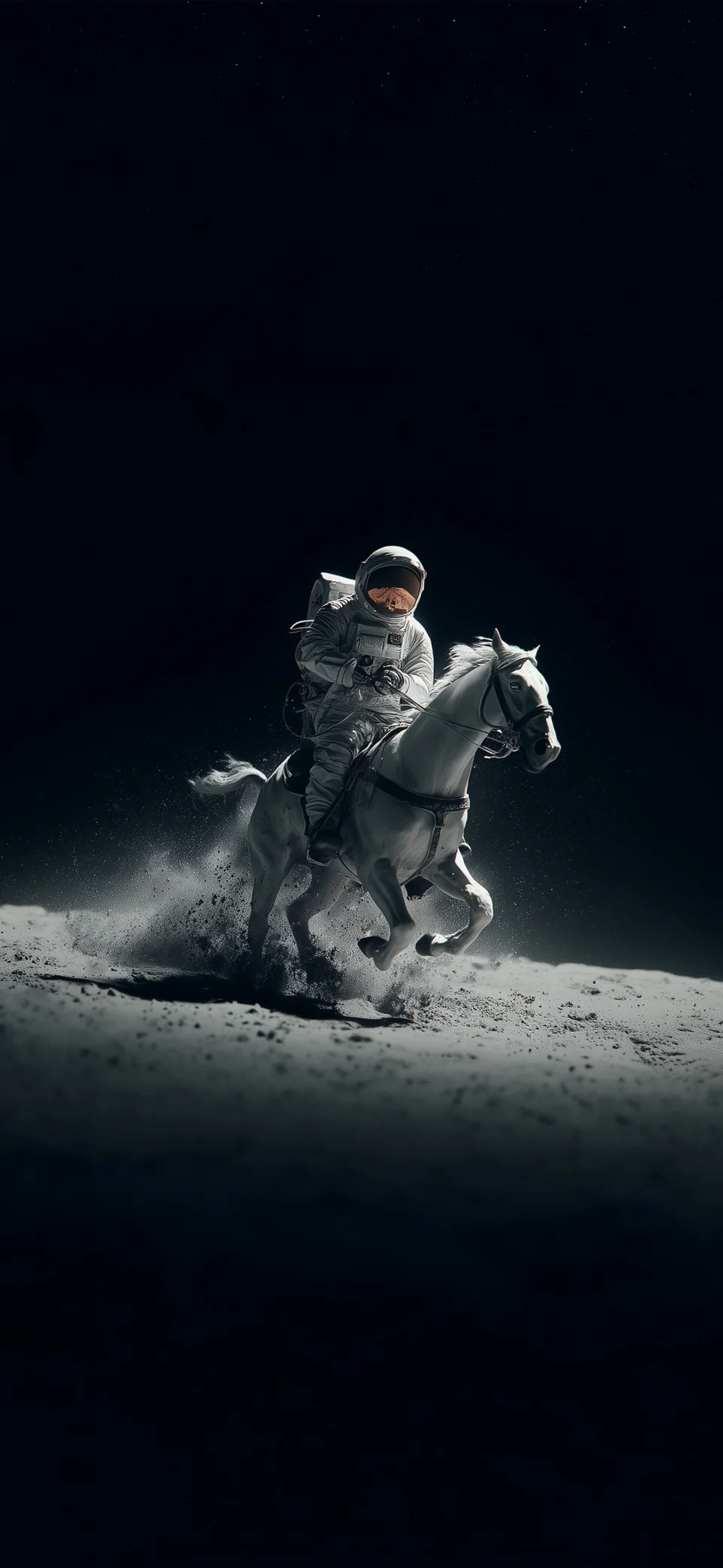 Astronaut Riding Horse On Moon Wallpaper 4K Surreal Space... - Space wallpaper - 4K