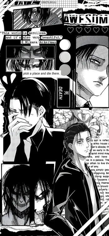 Attack on titan Anime 4k wallpaper