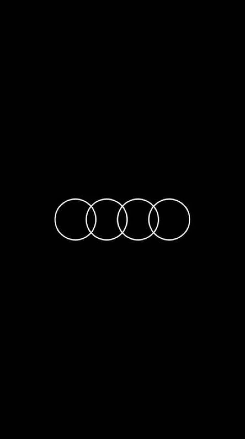 Audi Logo Wallpaper Black AMOLED Aesthetic - Logo wallpaper - 4K