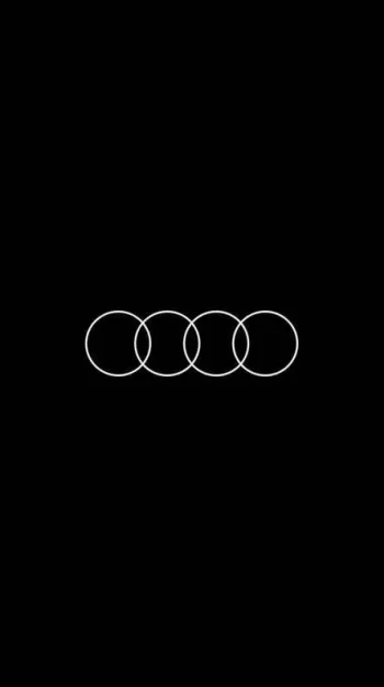 Audi Logo Wallpaper Black AMOLED Aesthetic