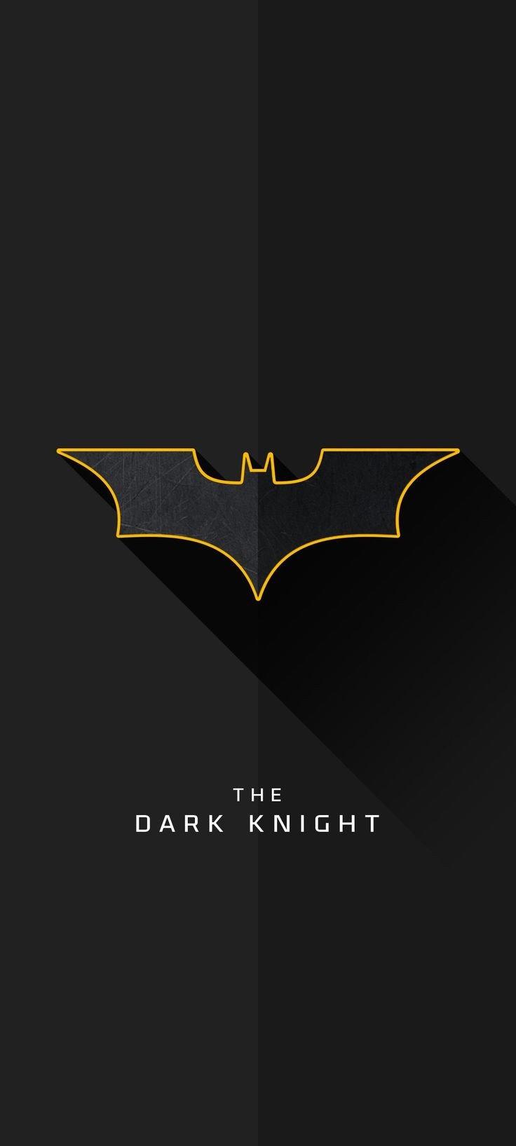 Batman Dark Knight Logo Wallpaper Minimalist AMOLED Aesthetic - Logo wallpaper - 4K