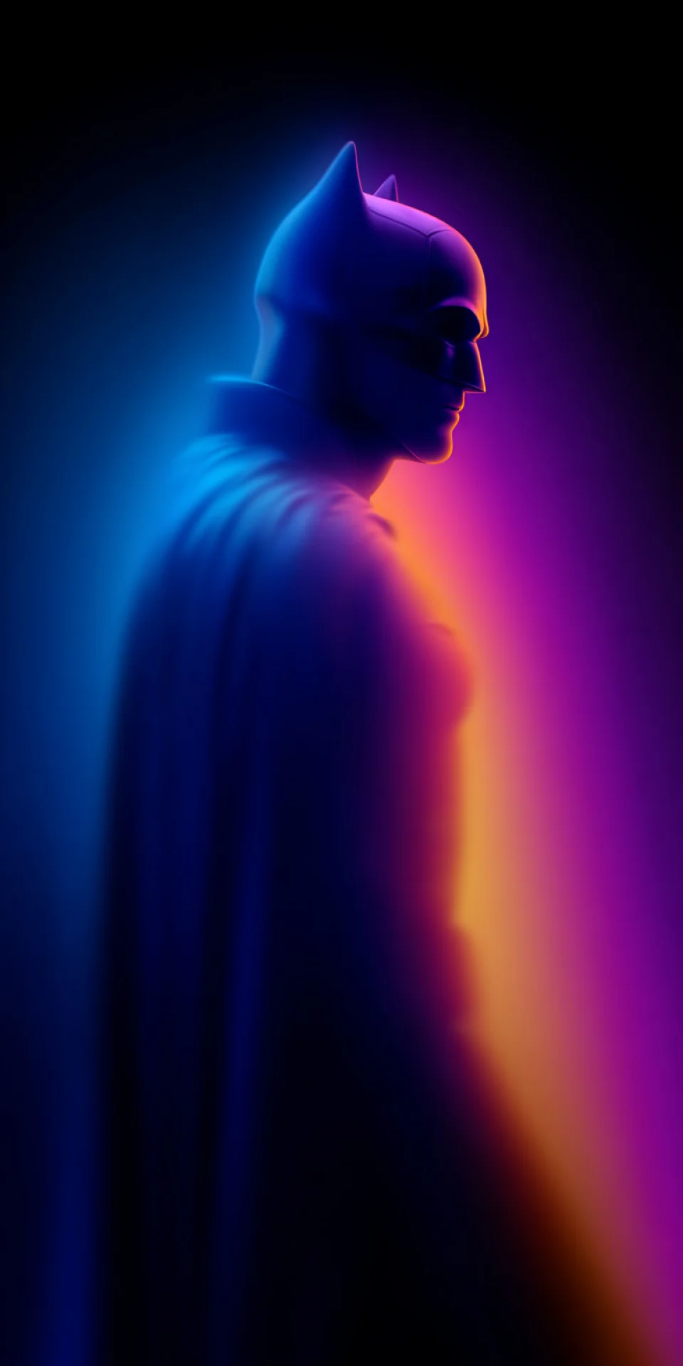 Batman Neon Glow Wallpaper 4K - Superheroes wallpaper - 4K