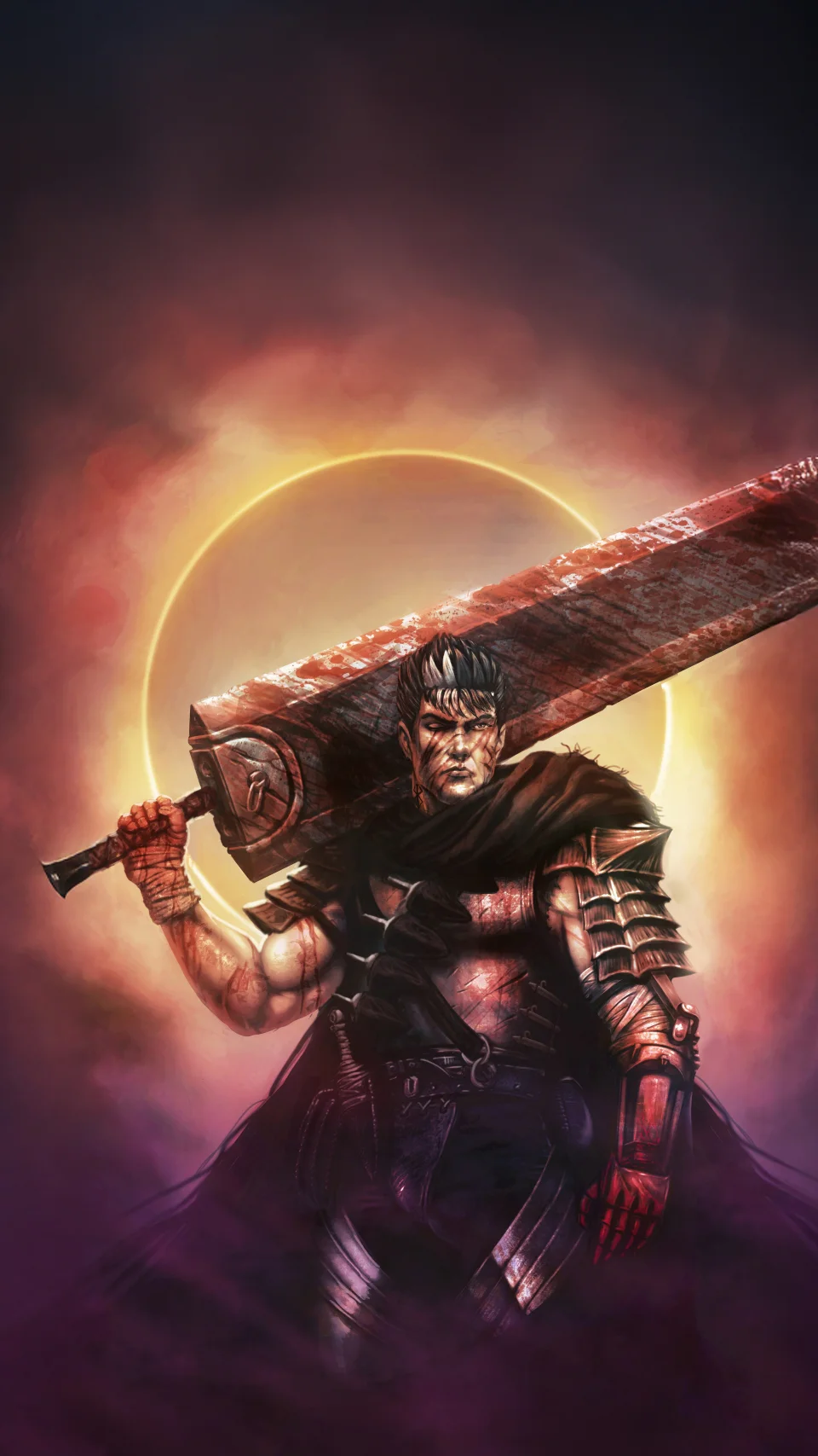 Berserk Guts Dragonslayer Eclipse Wallpaper 4K - Anime wallpaper - 4K