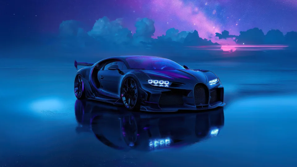 Bugatti Chiron Car 4K Wallpaper - Cars wallpaper - 4K
