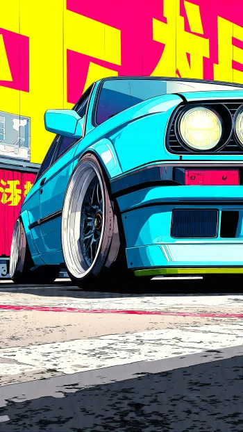 Classic soul. Street legend. Anime fury.
This BMW E30 isn’t just built to be see