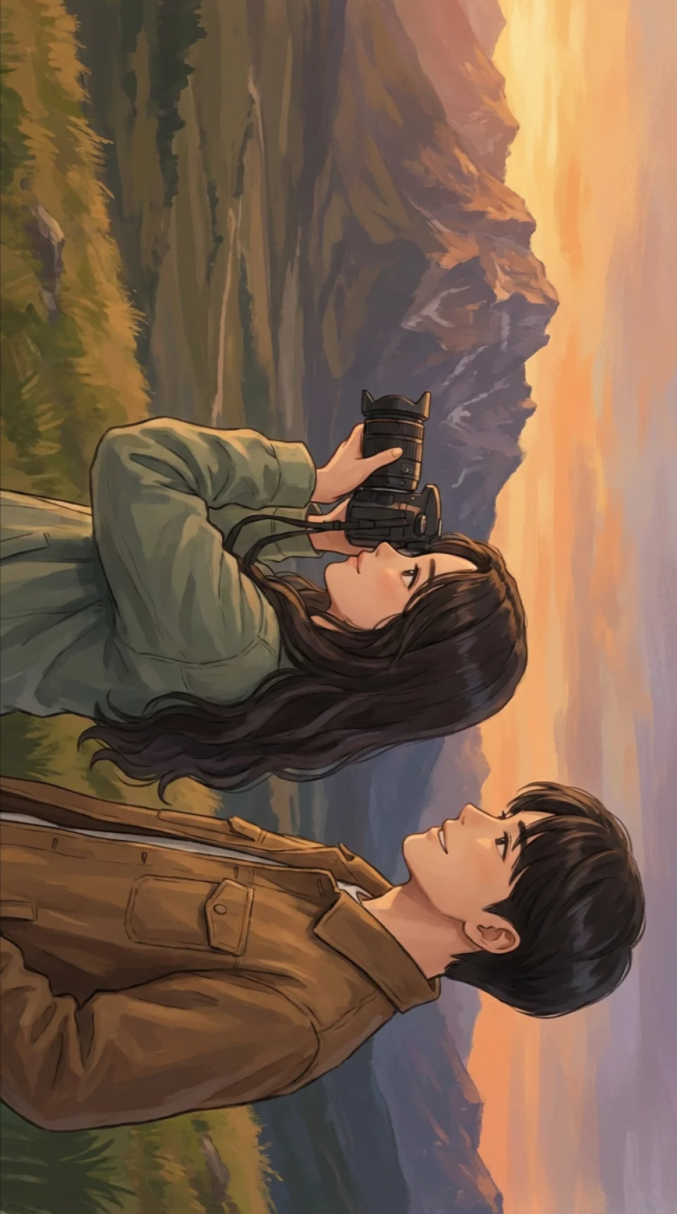 Couple Anime Phone Wallpaper - Anime wallpaper - 4K