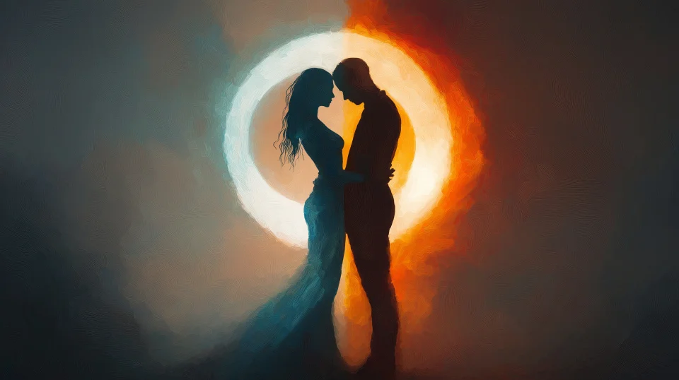 Couple In Love Art 4K Wallpaper - Love wallpaper - 4K