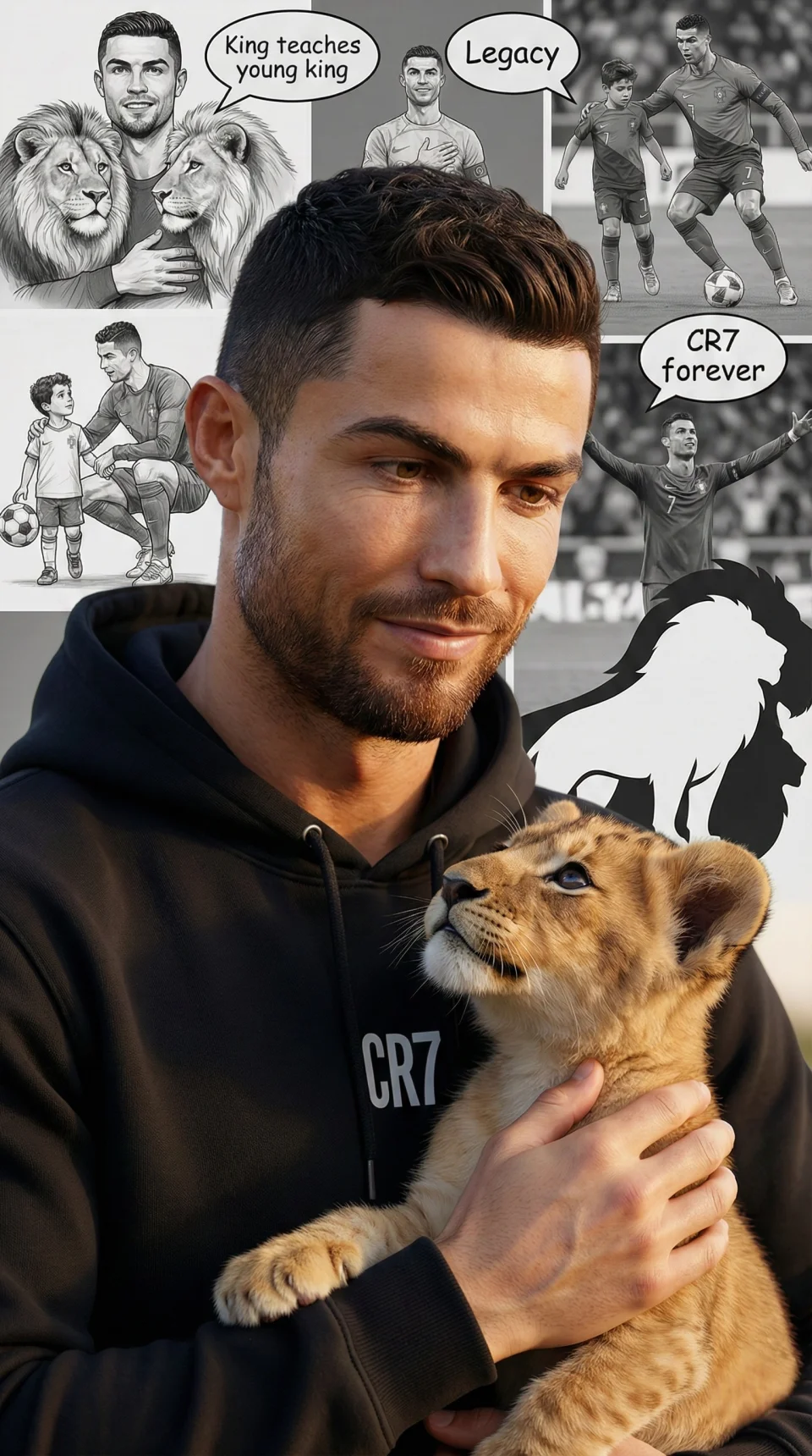 Cristiano Ronaldo 3d Creative 4K Phone Wallpaper - Creative wallpaper - 4K