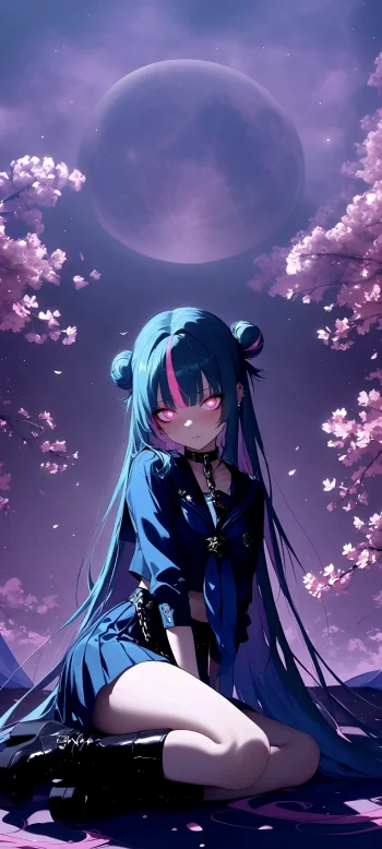 Cute anime girl 4k wallpaper for phone