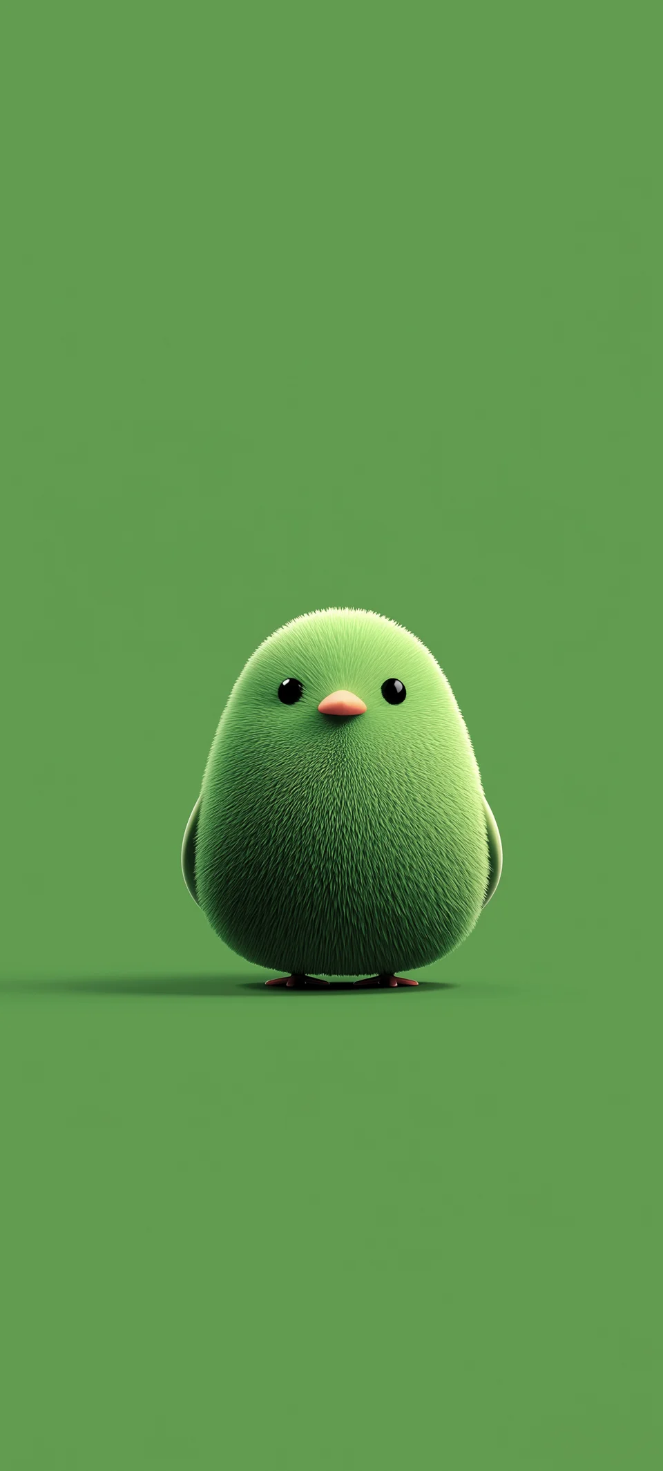 Cute Green Bird Minimal 4K Wallpaper - Birds wallpaper - 4K
