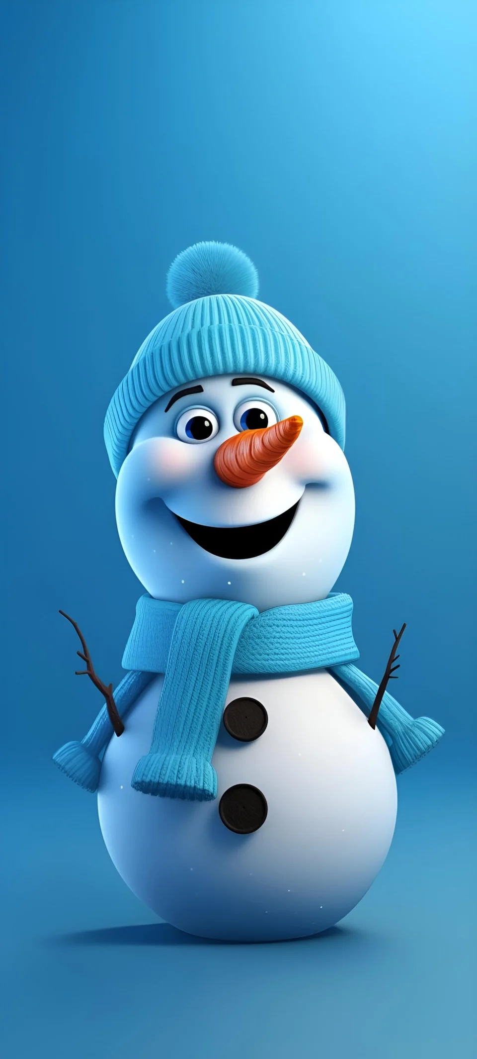 Cute Snowman 4K Wallpaper Winter Aesthetic Ultra HD Mobile... - Others wallpaper - 4K