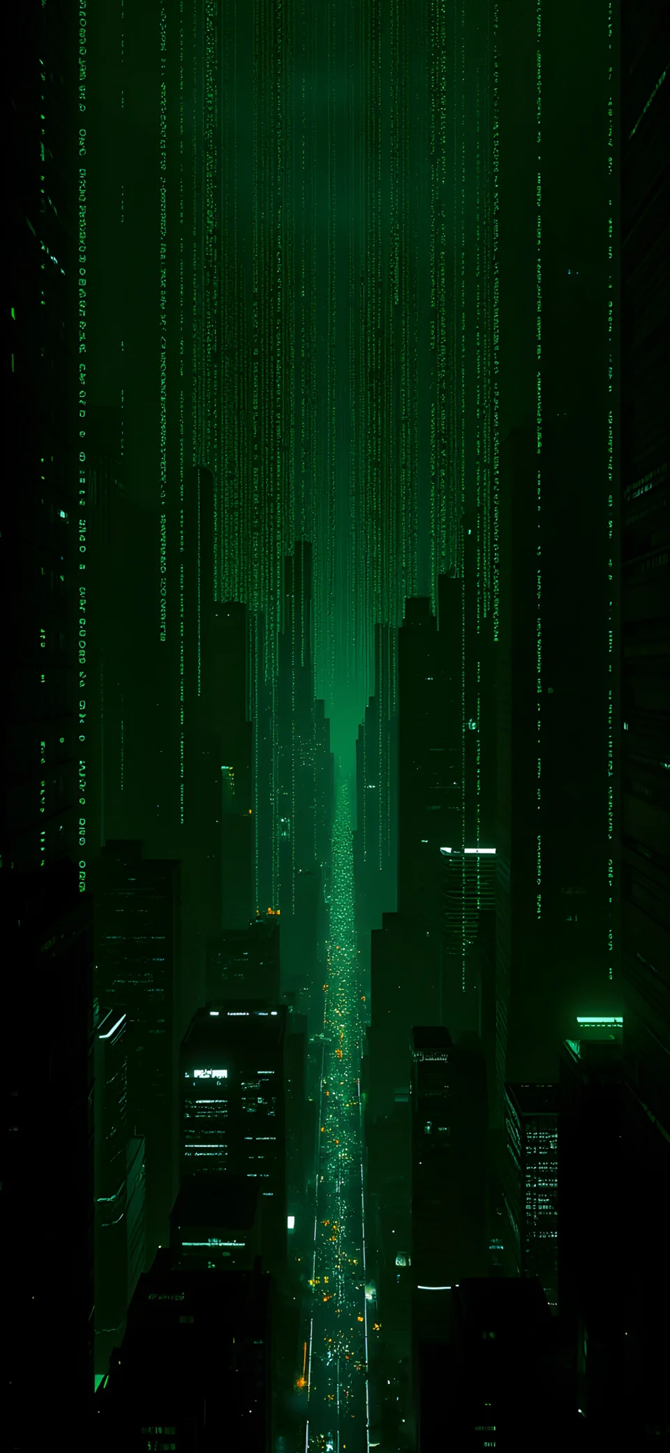 Cyber City 4K Wallpaper For Phone - Artist wallpaper - 4K