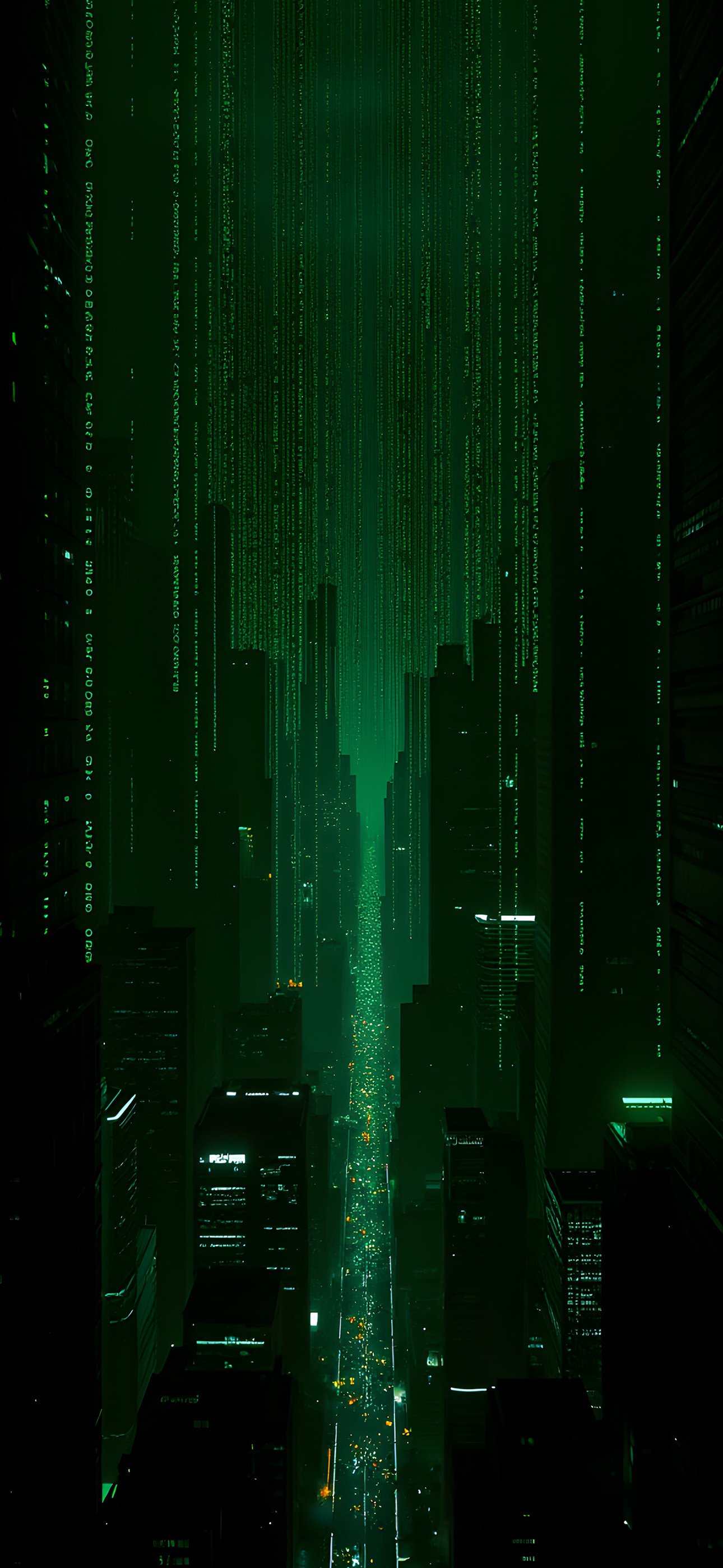Cyber city 4k wallpaper for phone - Artist wallpaper - 4K