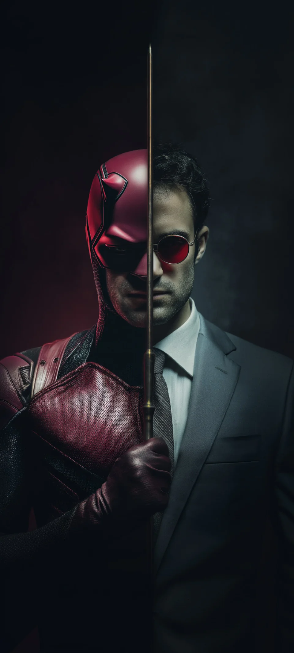 Daredevil Matt Murdock Split Portrait Wallpaper 4K - Superheroes wallpaper - 4K