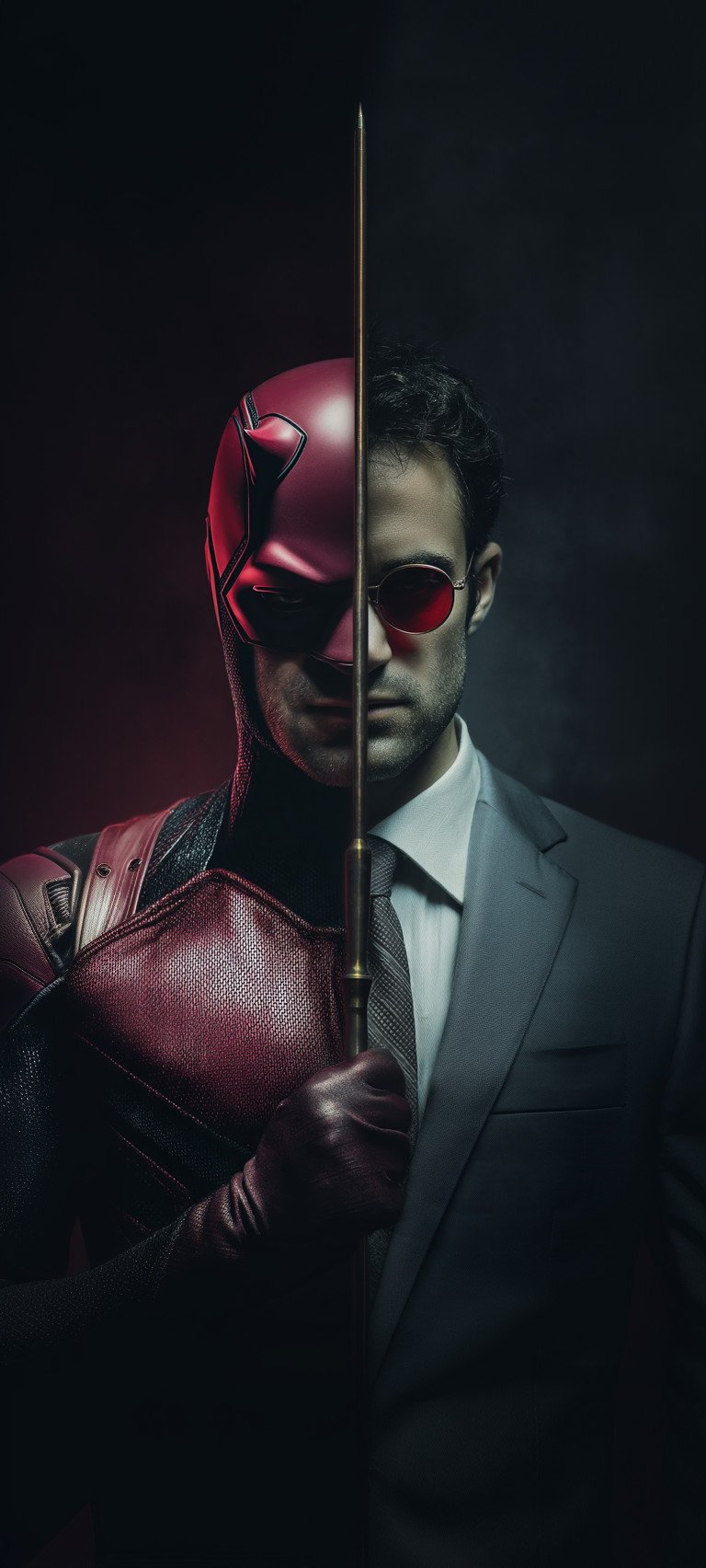 Daredevil Matt Murdock Split Portrait Wallpaper 4K - Superheroes wallpaper - 4K