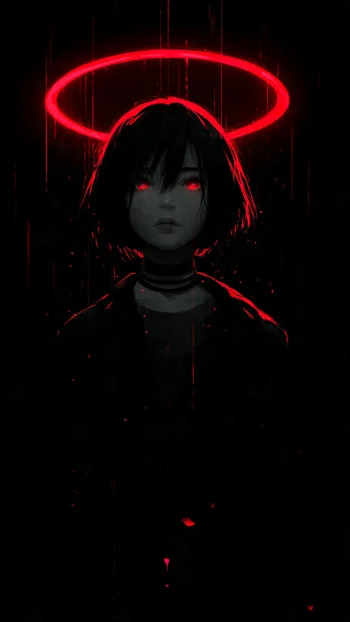 dark anime girl wallpaper 4k for mobile