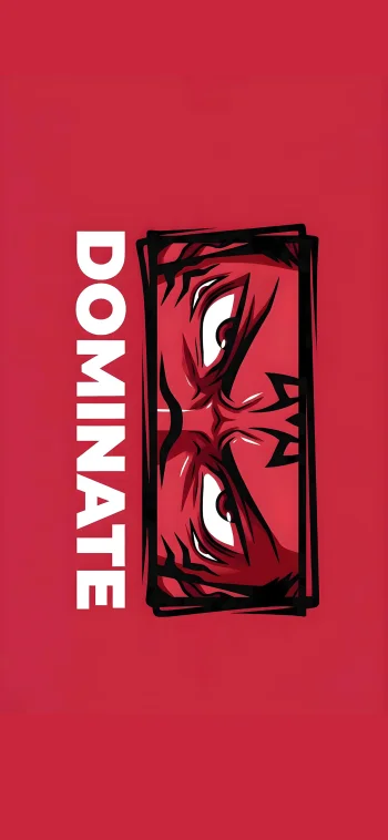 Demon Eyes Wallpaper 4K – Minimal Red Aesthetic