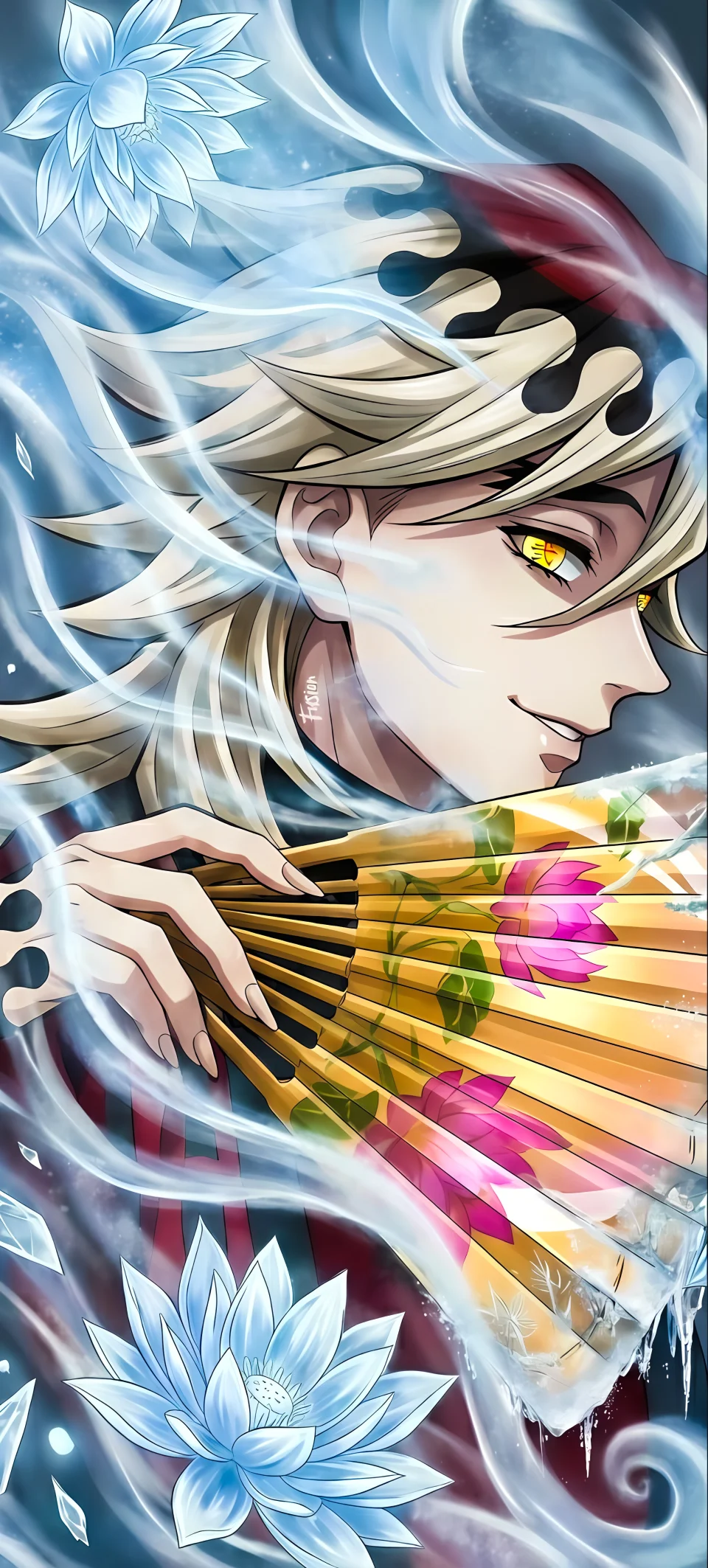 Doma Ice Demon Anime 4K Wallpaper For Mobile - Anime wallpaper - 4K