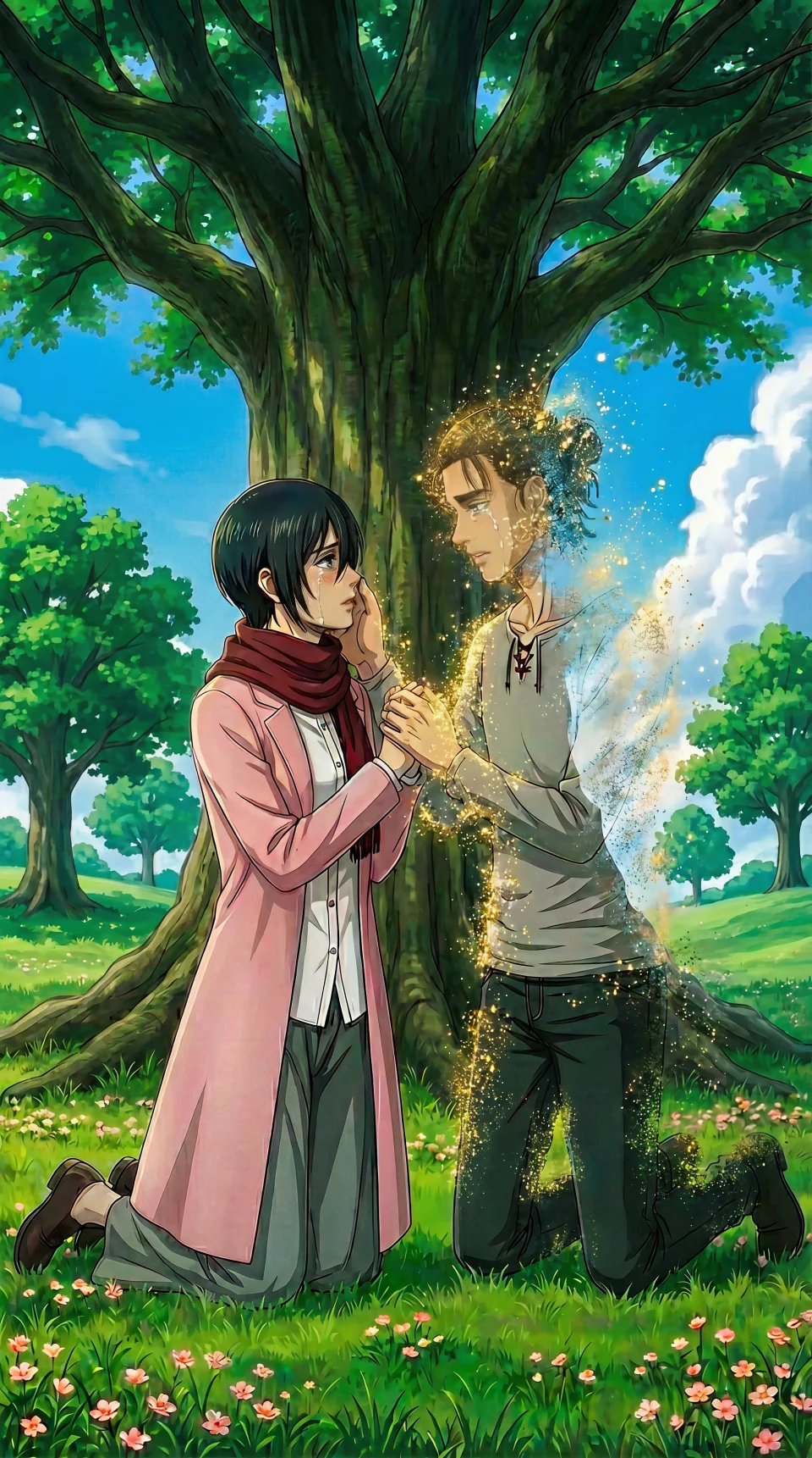 Emotional Moments Anime 4K Phone Wallpaper - Anime wallpaper - 4K