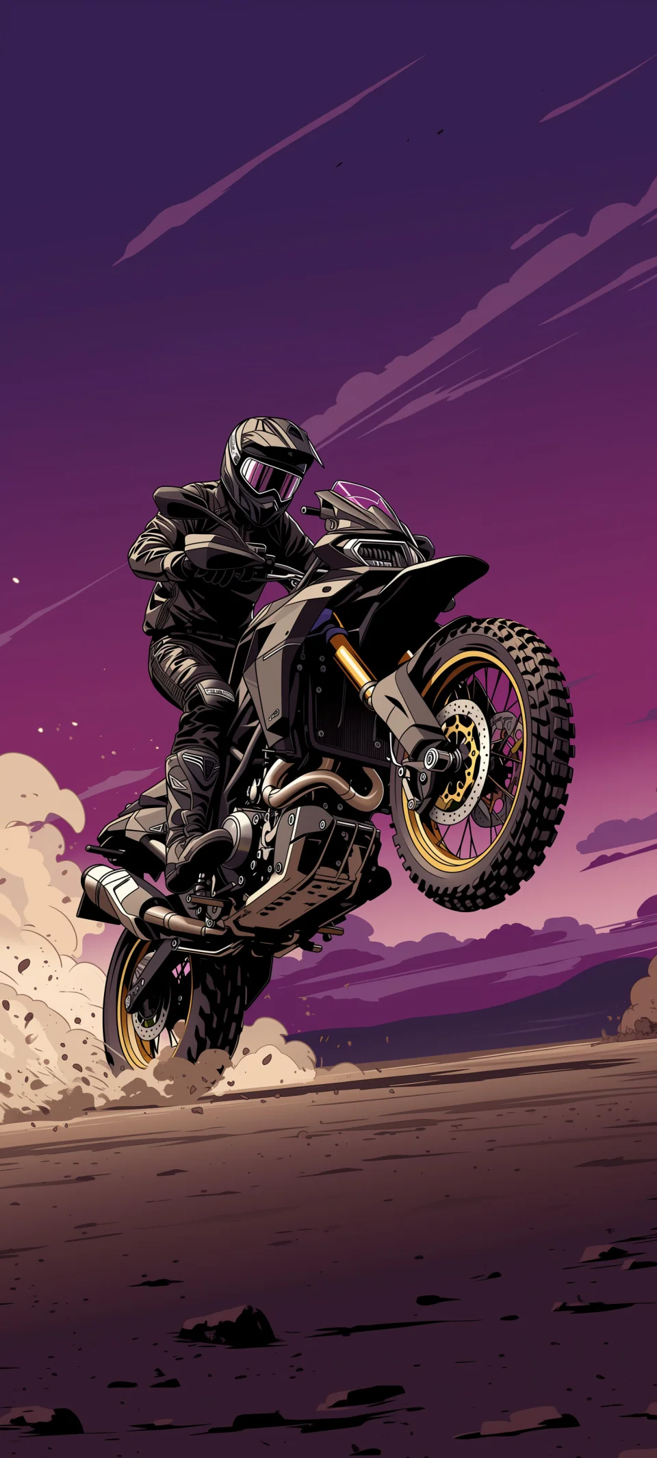 Epic Dirt Bike Rider 4K Wallpaper For Mobile - Bikes wallpaper - 4K