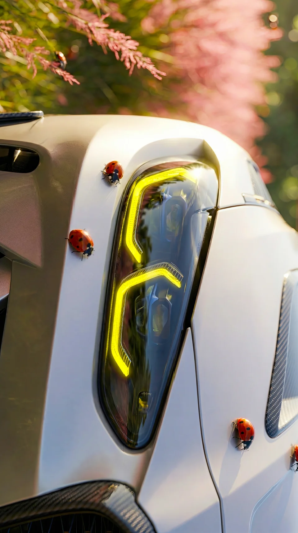 Extreme Headlight Focus 4K Phone Wallpaper - Cars wallpaper - 4K