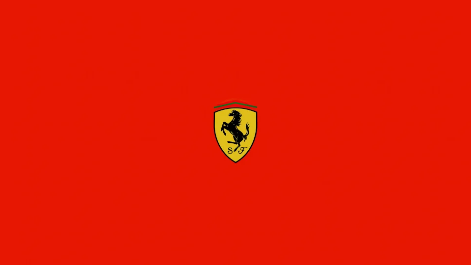 Ferrari Logo Minimalist 4K Wallpaper Red Aesthetic - Logo wallpaper - 4K