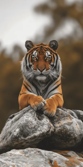 Fierce Tiger Stare – Ultra Realistic Wildlife 4K Wallpaper
