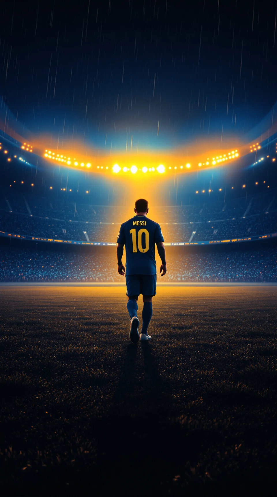 Final Walk To Glory 4K Wallpaper Lionel Messi - AI wallpaper - 4K
