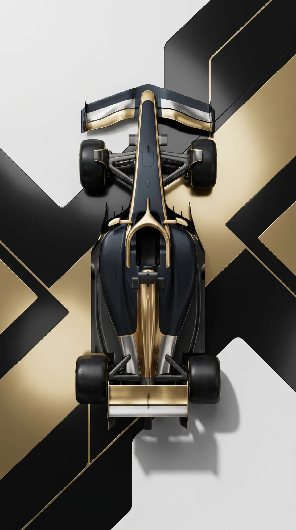 Formula One Black Gold Edition 4K Phone Wallpaper - Cars wallpaper - 4K