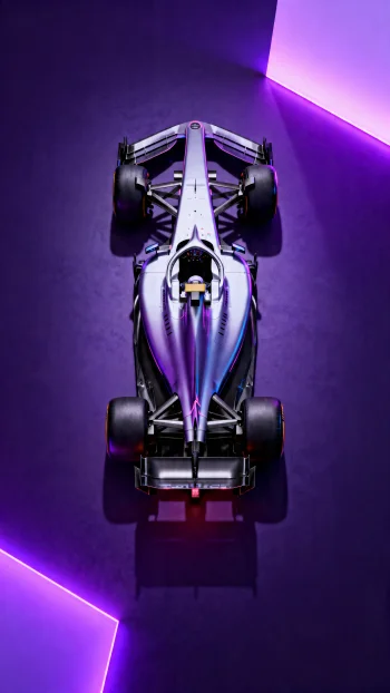 Formula One | Neon Purple Top View