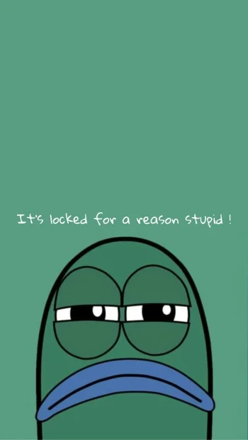 Funny Squidward Lock Screen Wallpaper Green Aesthetic