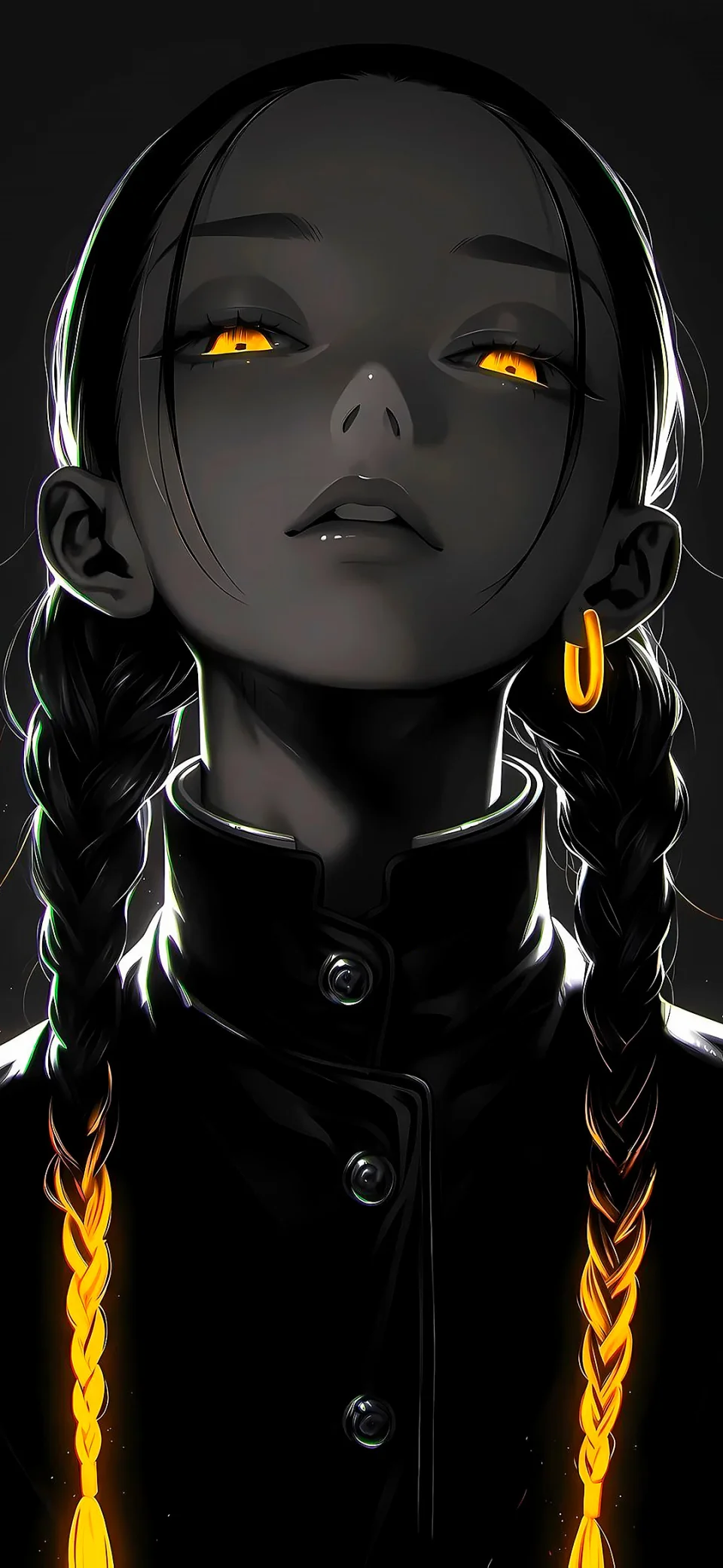 Girl With Glowing Eye 4K Wallpaper - Artist wallpaper - 4K